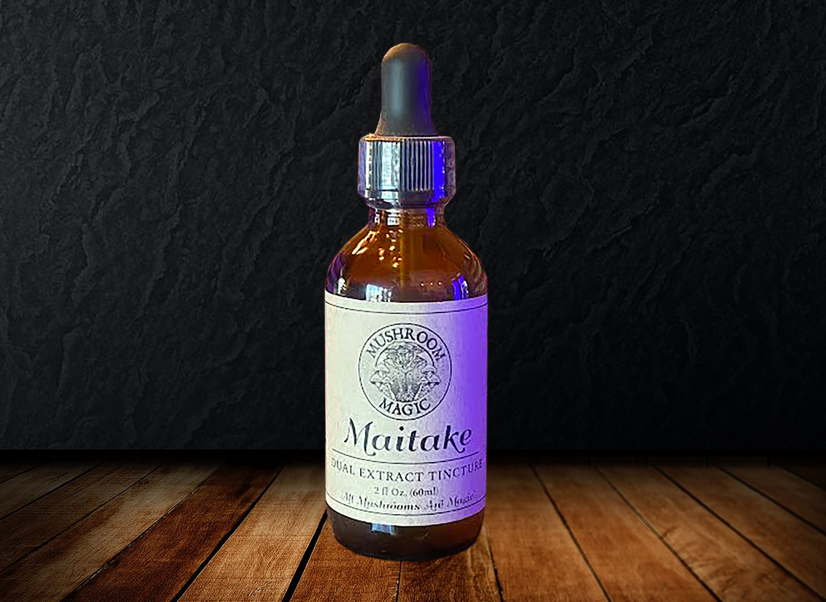 Maitake Dual Extract Tincture Mushroom Magic 2oz CULTUREShrooms