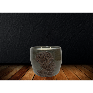 
                  
                    Handmade Ceramic Mushroom Candle Reishi style: Sandalwood x Champaka Scented
                  
                