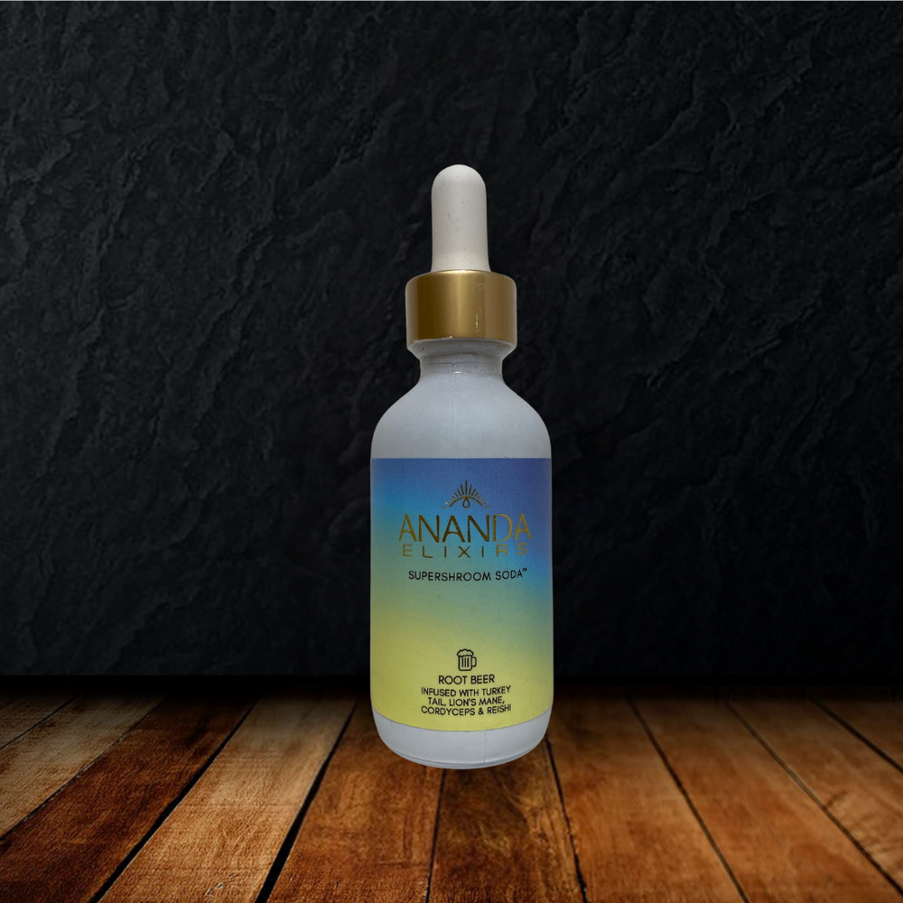Ananda Root Ananda Elixirs -Supershroom Soda - Root Beer – CULTUREShrooms