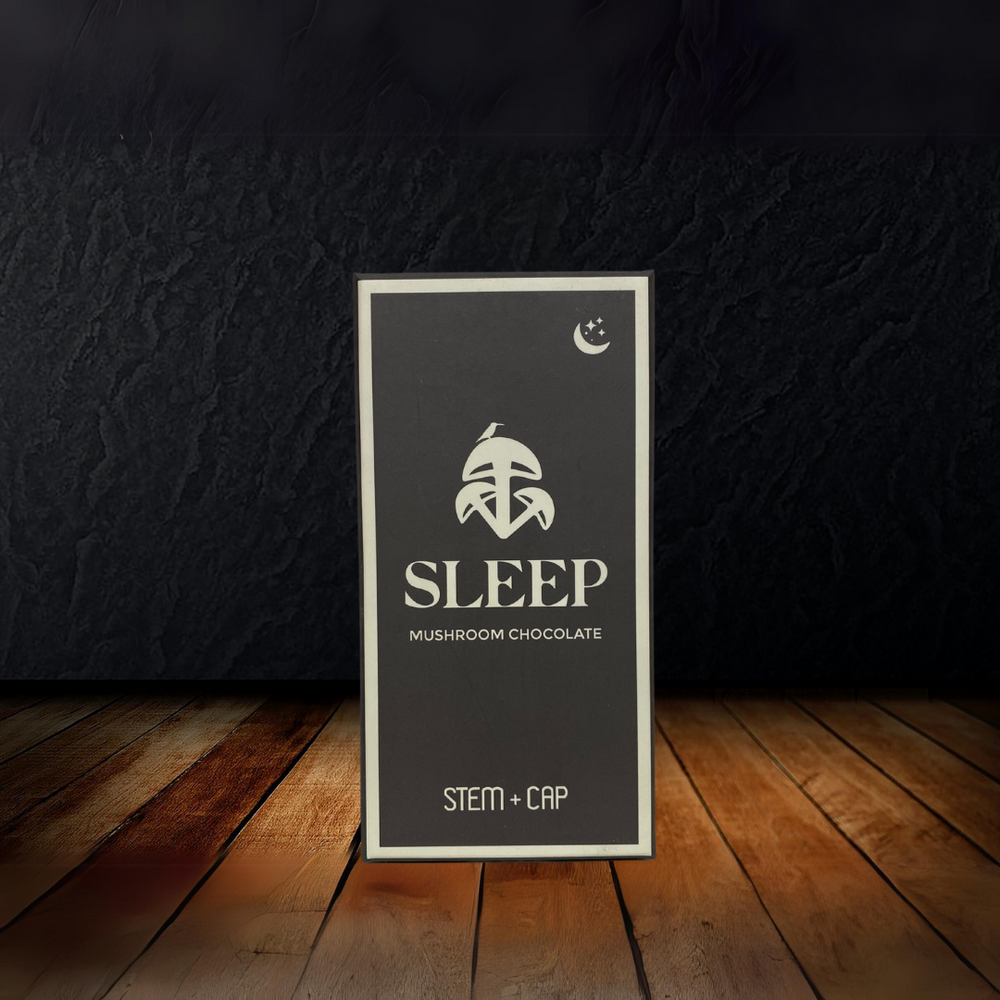 Sleep Mushroom Chocolate Bar by Stem + Cap