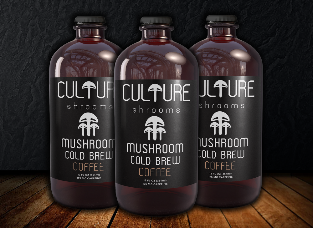 mushroom cold brew coffee