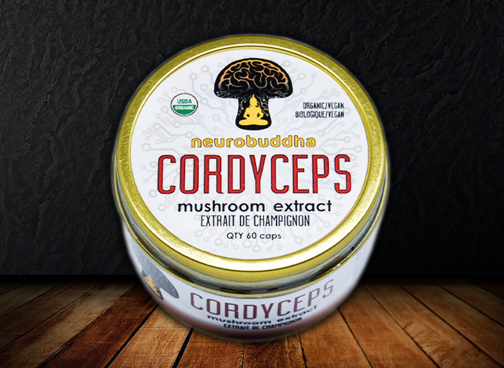 Neurobuddha Cordyceps Mushroom Extract Capsules (60 Capsules)