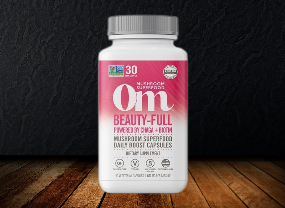 Om - Beauty-Full Mushroom Capsules Chaga + Biotin