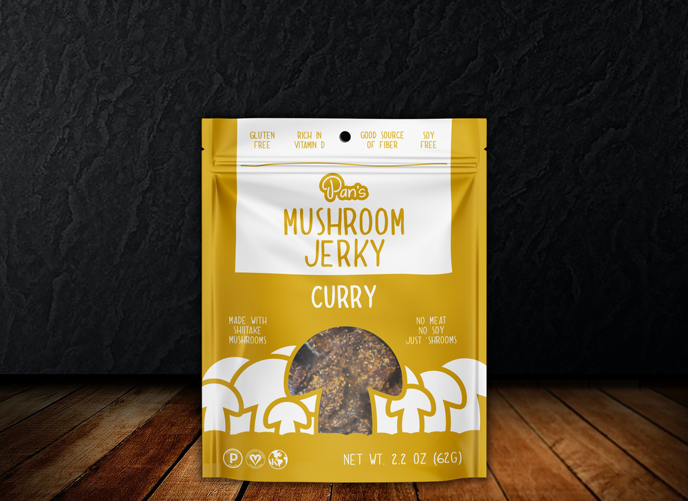 
                  
                    Pan's Curry Mushroom Jerky
                  
                