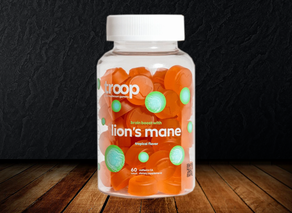 Troop • LION'S MANE • peach mango gummies